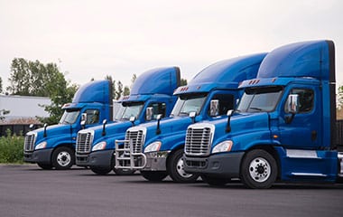 Transport Trucks - Transport Logistics - Cargo Express Freight