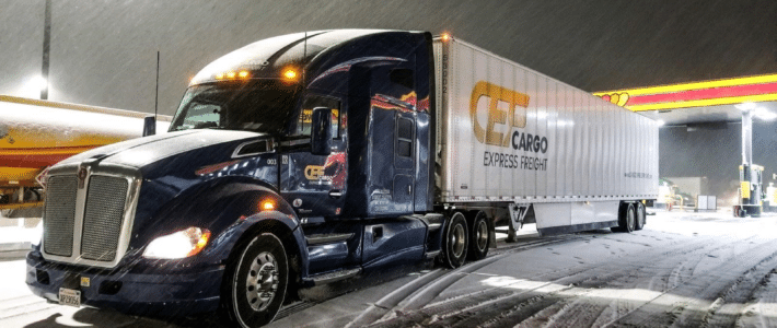 Transport Trucks - Transport Logistics - Cargo Express Freight