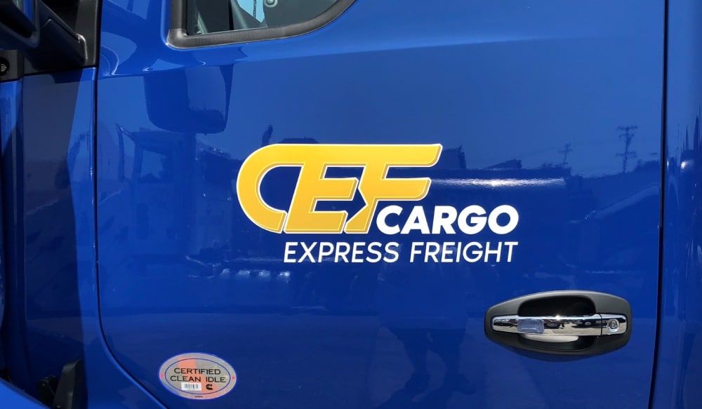 Cargo Express Freight logo on Truck